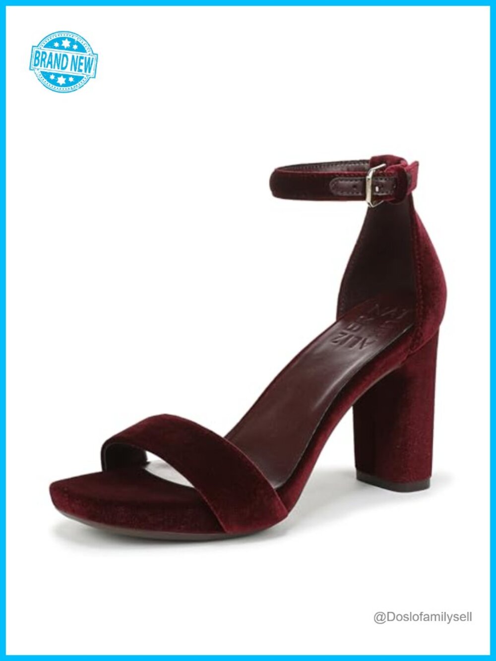 Platform Block Heel Sandal with Contour+ Comfort and Adjustable Buckle